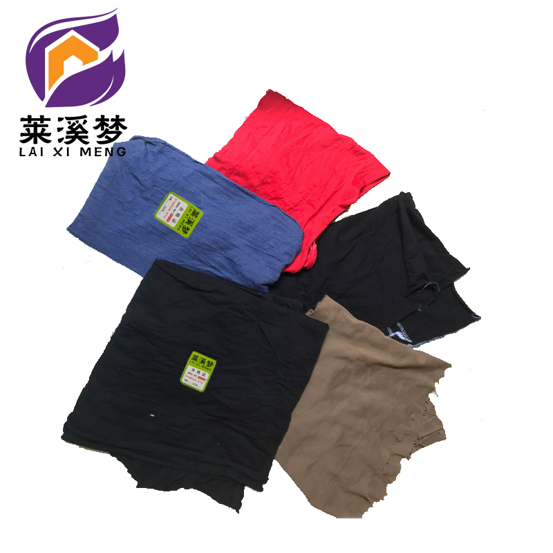 擦机布针织布破布抹布擦车巾 纯棉 杂色 KG高清大图