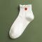 袜子女韩版短袜原宿学院运动棉袜春夏薄款甜美可爱荷叶边学生船袜莎丞