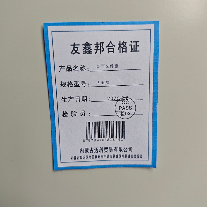 友鑫邦 桌面文件柜 大五层 个高清大图