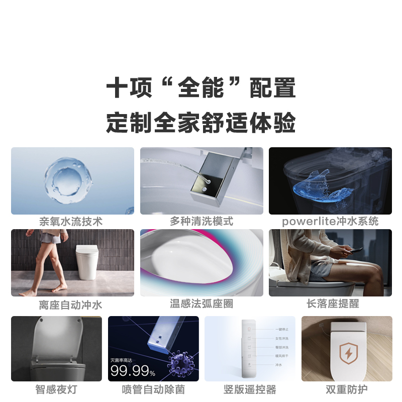 科勒智能坐便器ST30E高清大图