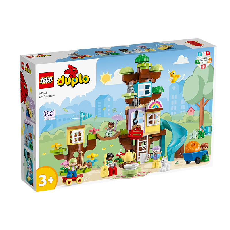 [5月新品]乐高lego 得宝系列 10993 3 合 1 创意树屋 拼搭积木玩具
