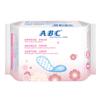 [ABC旗舰店]ABC卫生巾护垫女超透气152mm*20片
