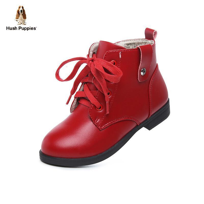 Hush Puppies儿童靴子 雪地靴hushpuppies 暇步士3 12岁女童靴子17冬季新款中童靴子休闲时装靴学生靴 价格图片品牌报价 苏宁易购brodikile旗舰店