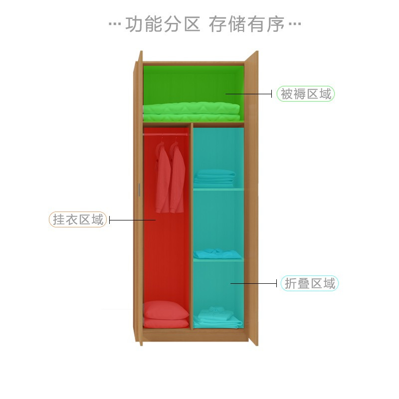[悦山]储物柜 YSOJ1aYP290J 900×550×2000mm 人造板 组高清大图