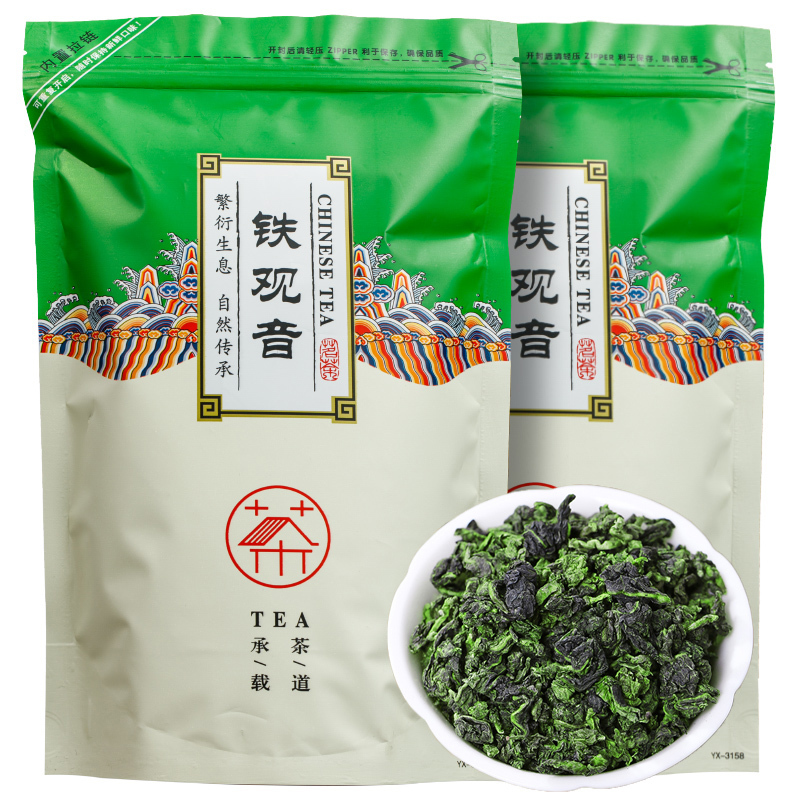 源御露(Yuan Yu Lu)福建铁观音茶叶一级浓香型新茶兰花香安溪乌龙茶袋装250g