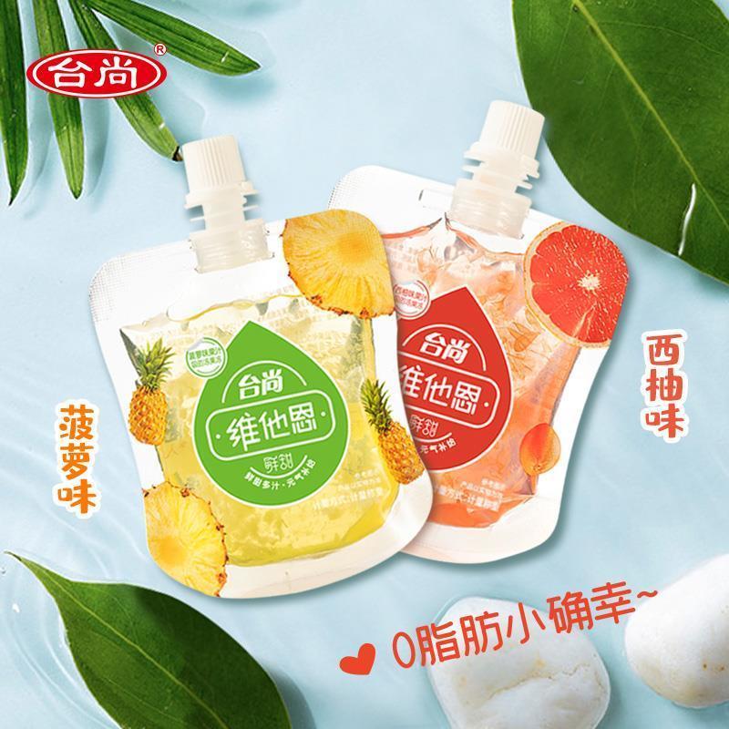 台尚维他恩果冻水果可吸果冻脂儿童吸吸果冻散装水果冻菠萝味维他恩