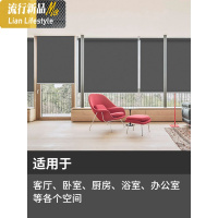 28卷帘厨房浴室卧室厕所防水遮光遮阳手拉升降百叶窗帘免打孔安装 三维工匠