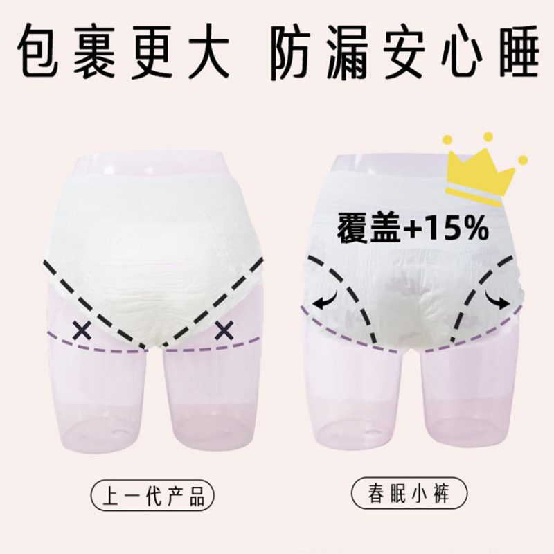 她研社(Herlab) 春眠小裤安睡裤3条*5包装共15条M-L高清大图