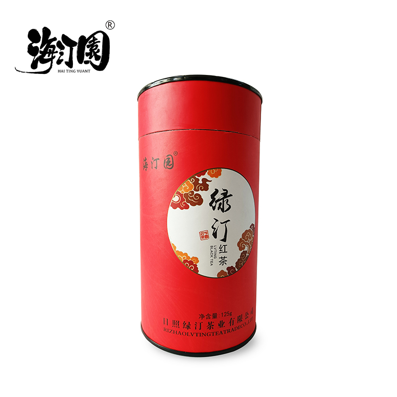 海汀园 绿汀特级红茶 125g 桶