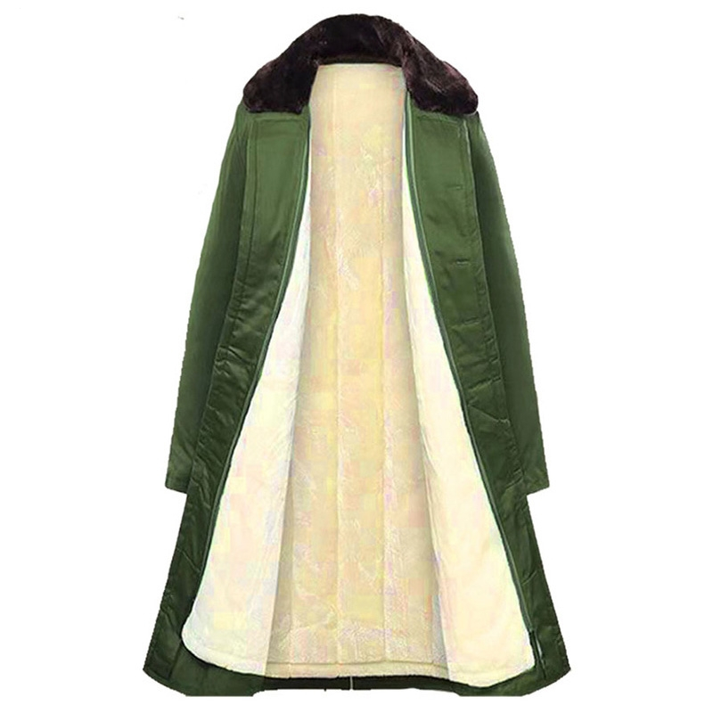 闪电客军棉大衣男加厚长款高端东北大棉袄冷库寒服保安劳保工作服棉服