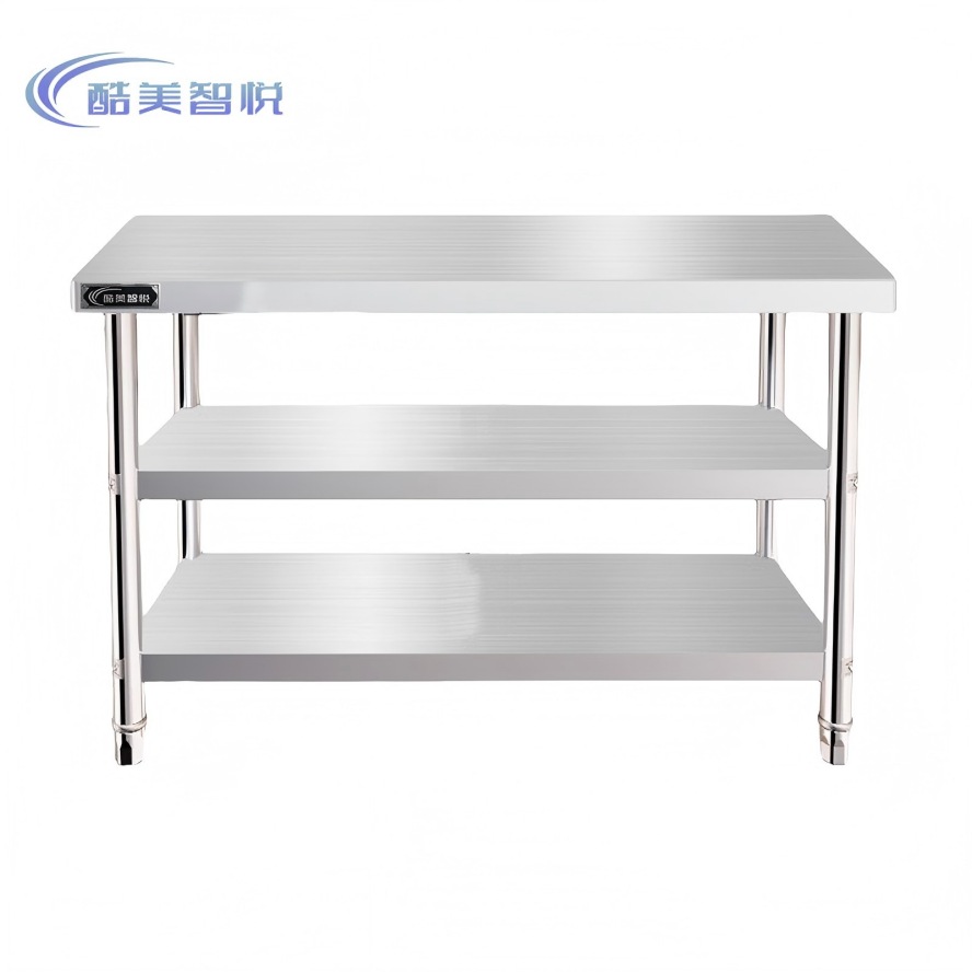 酷美智悦 三层不锈钢工作台150*80*80cm KM-JZ503 台高清大图