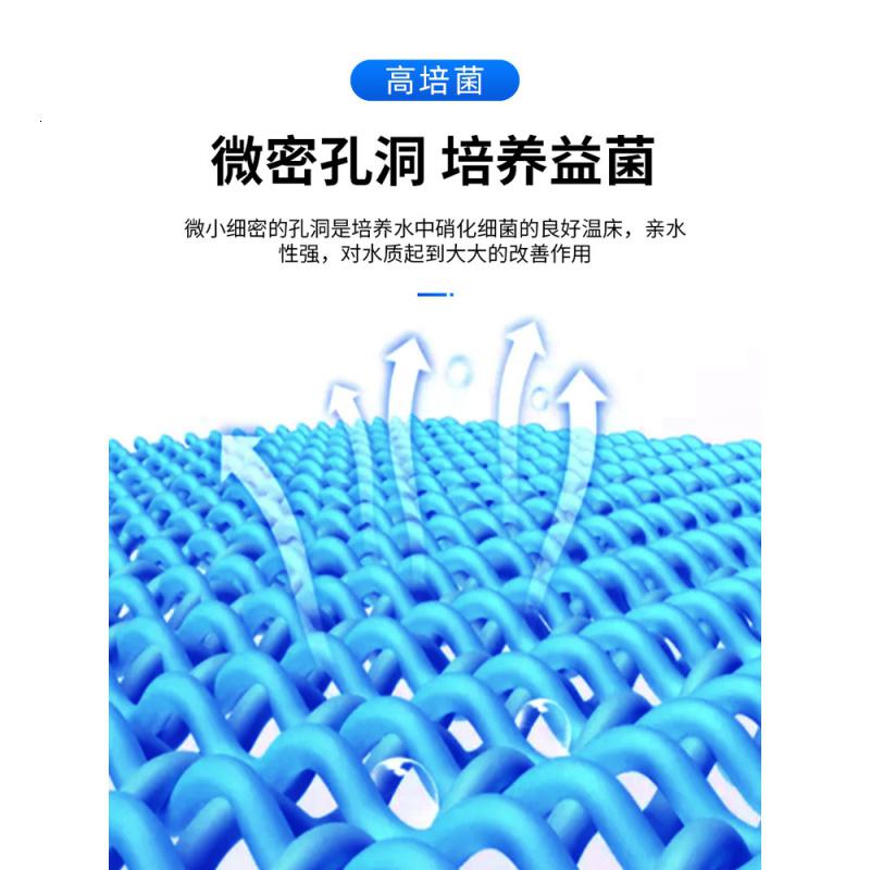 鱼缸过滤棉生化棉过滤材料加厚高密度净水活性炭水族箱海棉洗不烂高清大图