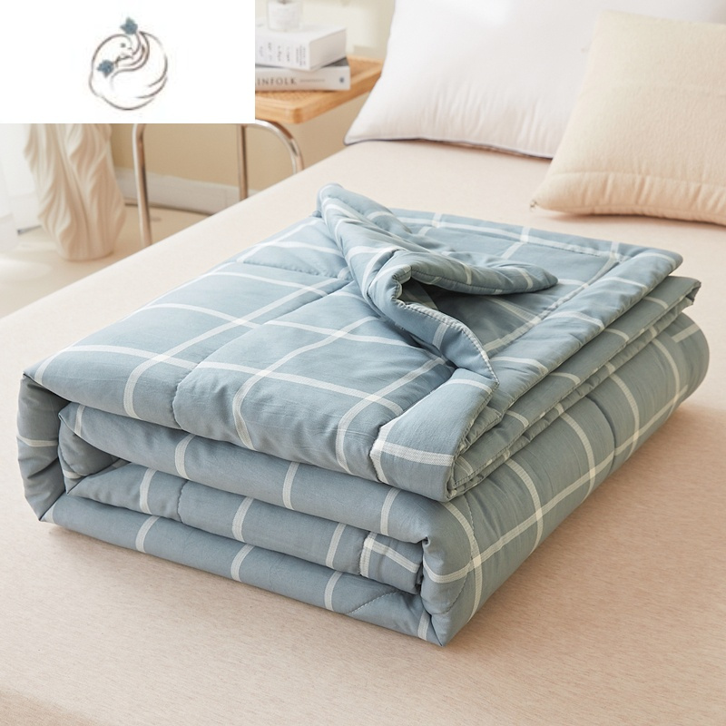 舒适主义水洗棉空调被夏凉被双人夏被夏季学生宿舍单人薄被子芯夏天可