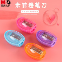 晨光(M&G)FPS91202削笔器 10个装 颜色随机 垃圾桶造型卷笔刀 手动卷笔器 削笔机卷笔刀 转笔刀