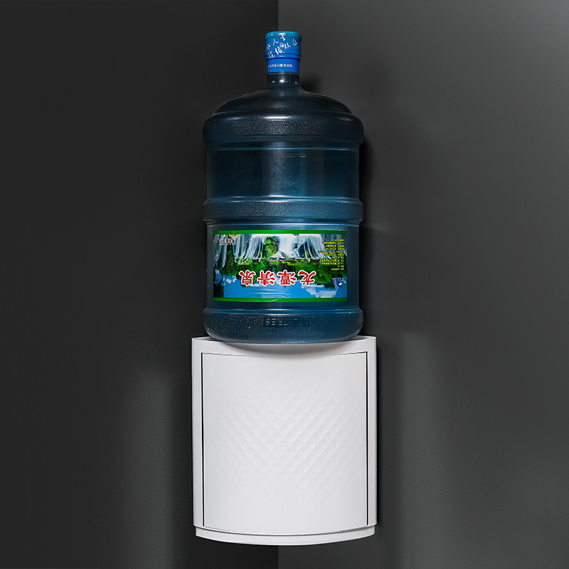 卫生间转角置物架浴室阿斯卡利(ASCARI)三角洗漱台化妆品收纳盒防水免打 象牙白(两层)