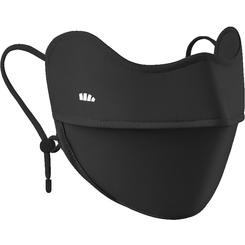 蕉下 凉感护眼角防晒口罩AL833 漫暮黑高清大图