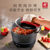 德国双立人Dragon龙铸铁锅26cm饭釜锅白珐琅焖烧炖煮家用餐厅厨房