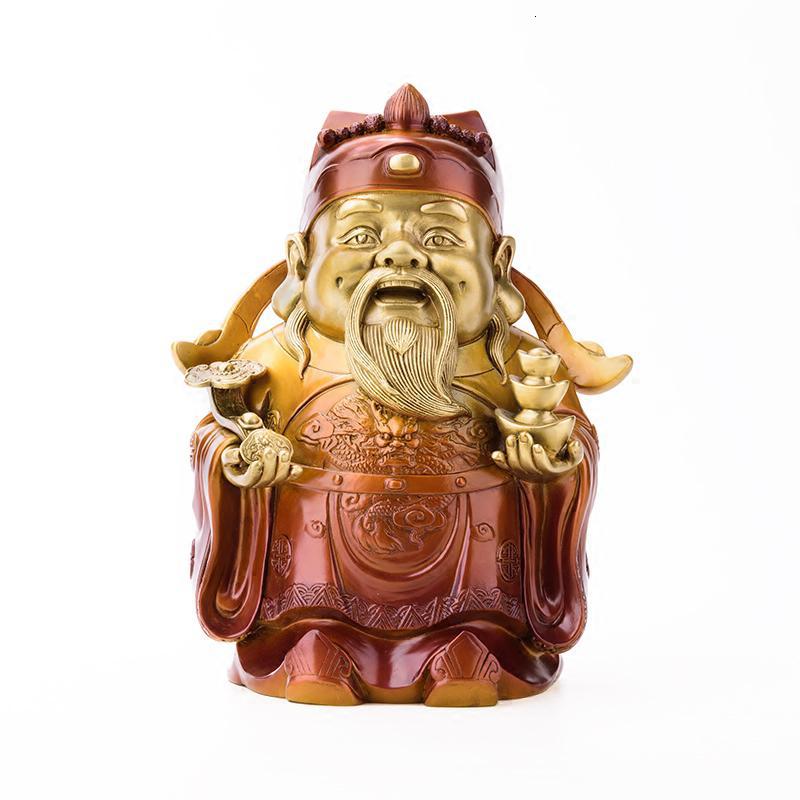 家柏饰(CORATED)福禄寿三星摆件 全铜福星禄星寿星增寿客厅供奉高清大图