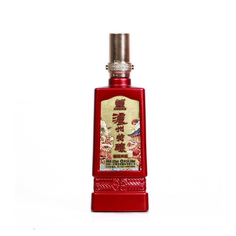 泸州老窖 泸州特酿酒 福运双禧 52度500ml浓香型白酒 双瓶礼盒装过年礼物拜访送礼