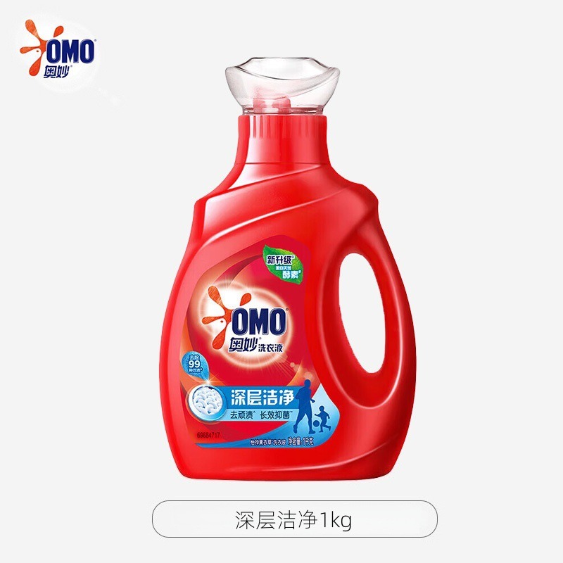 奥妙除菌除螨洗衣液天然酵素去除顽渍大桶洗衣液整箱家用囤货[深层洁净]1kg高清大图