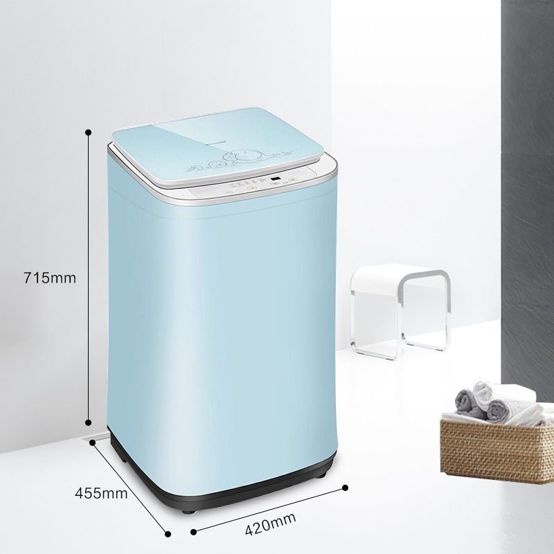海信(Hisense)XQB30-M108LH (BL)3公斤全自动 婴儿宝宝家用母婴 迷你波轮洗衣机 高温蒸煮洗