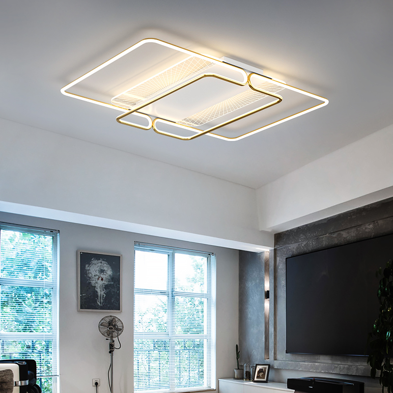 灯知己亚克力大气客厅灯高端高亮吸顶灯2022年新款轻奢灯具现代简约