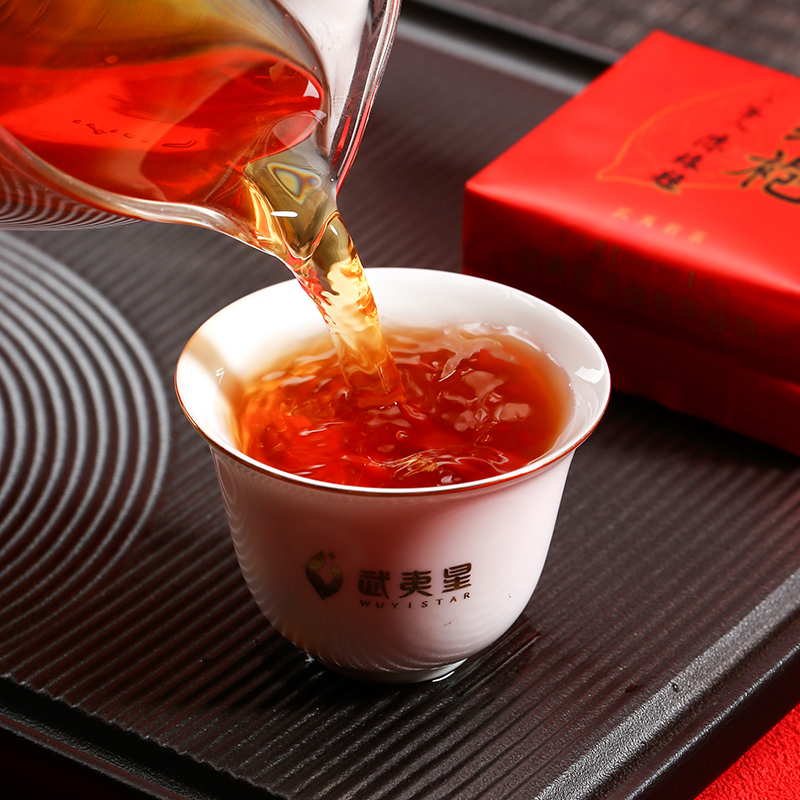武夷星喜遇阿茗AM1000大红袍礼盒装武夷岩茶192g送礼佳品