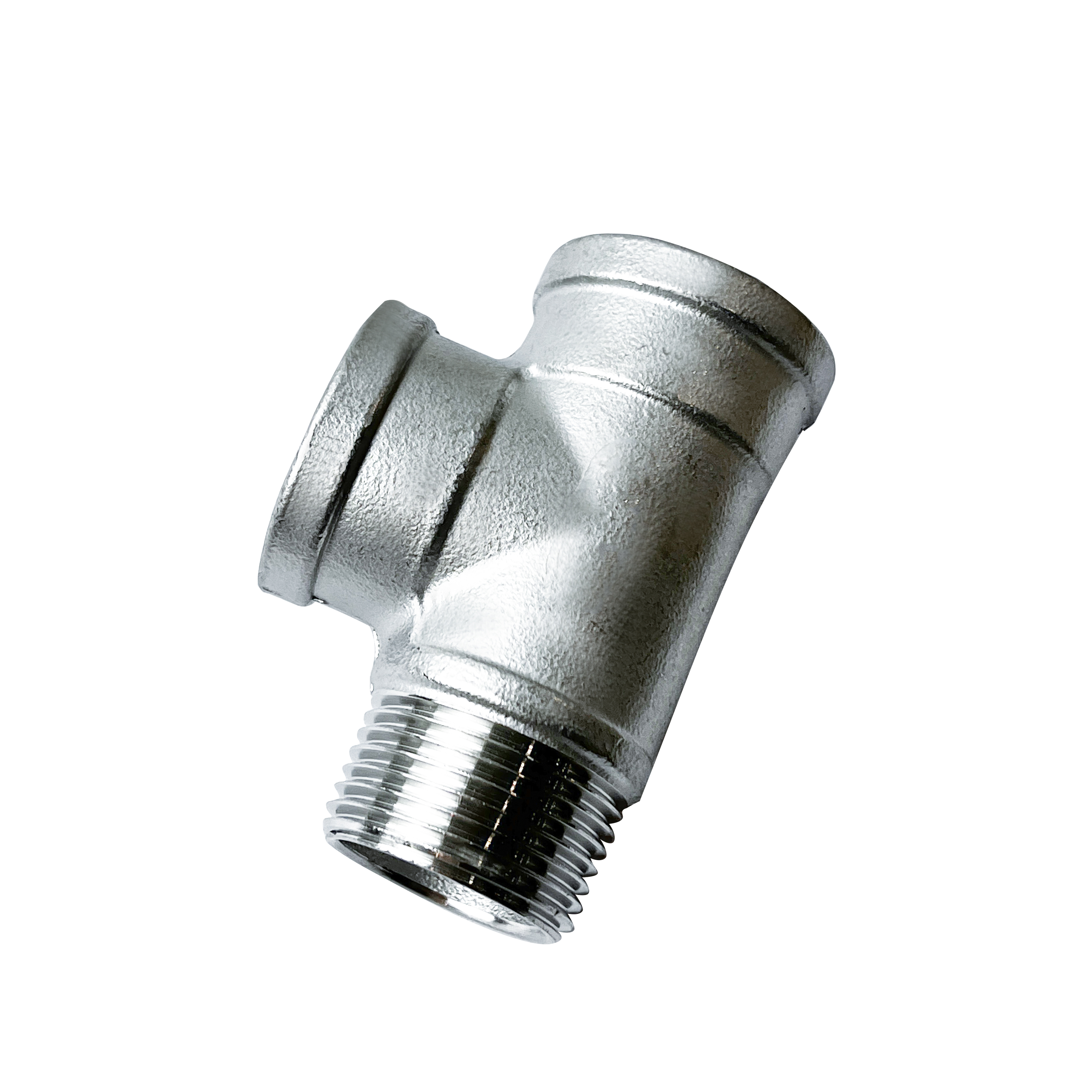 杉外山 304不锈钢外内内三通水管接头 个高清大图