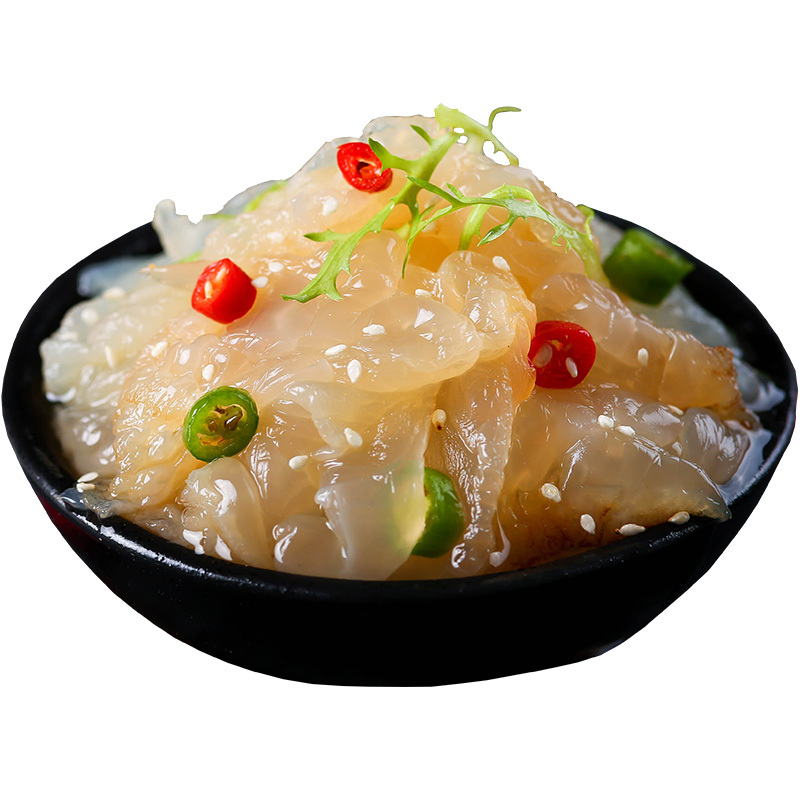 水味源海蜇头即食凉拌海蜇头海蜇丝海蜇皮200g6袋山东烟台特产