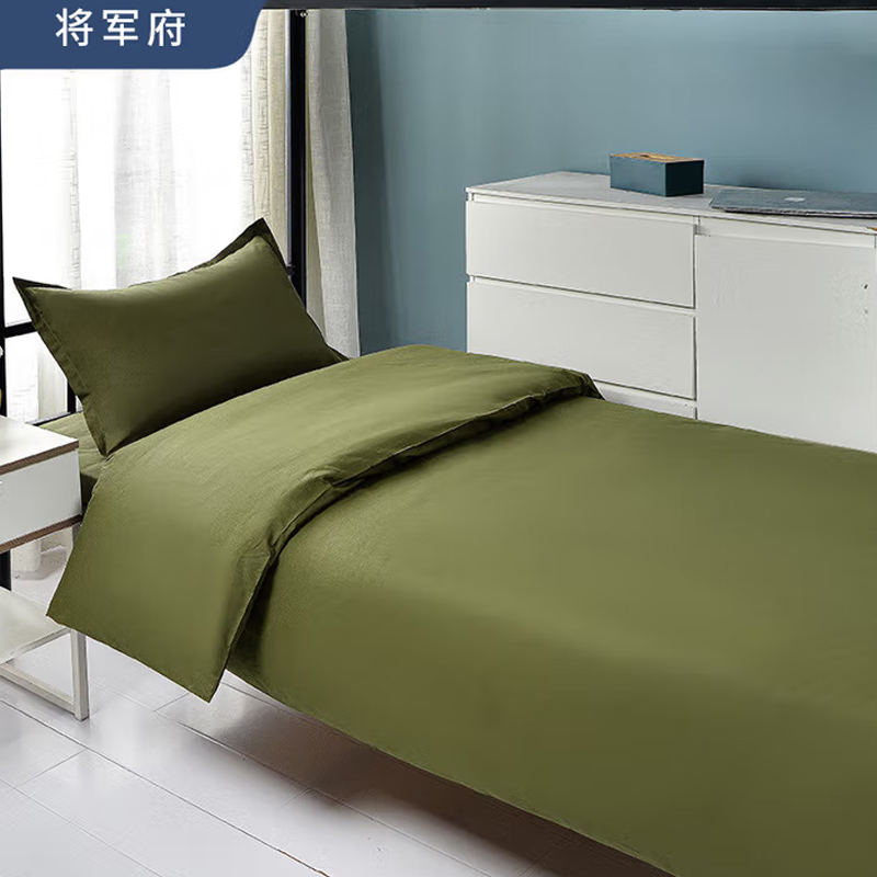 军用被套 军绿色,带2个枕套,1.5*2.0m高清大图