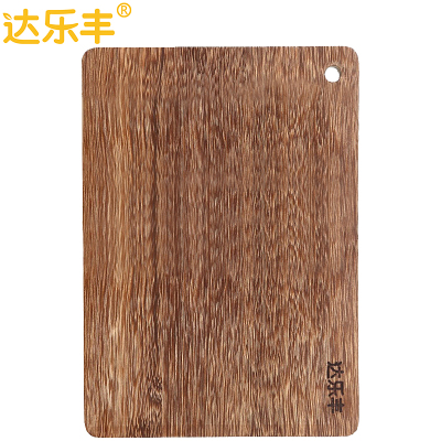达乐丰 木质菜板 24*17*1.5CM 鸡翅木 长方形无漆切水果板 宝宝辅食板 迷你宿舍小号板 实木小切菜板
