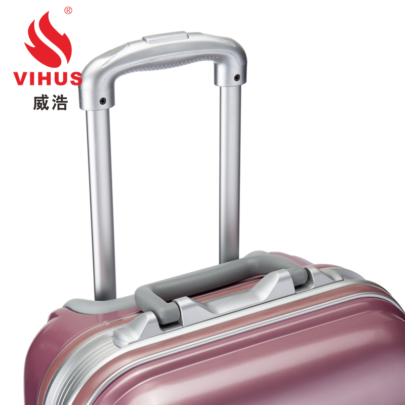 Vihus/威浩拉杆箱 炫彩时尚女行李箱20寸登记箱 静音万向轮旅行箱 2011玫瑰金 24英寸