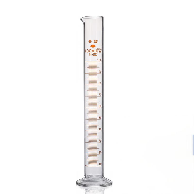 玻璃量筒 100ML 1个