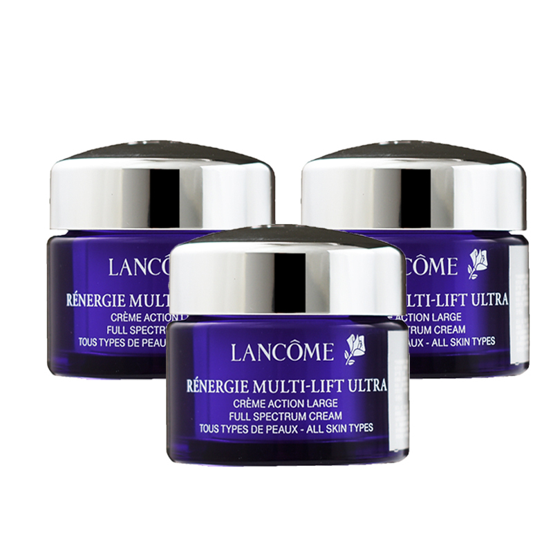 [国内专柜版 正品保证]LANCOME兰蔻塑颜紧致百肽霜/雪花霜15ml*3提拉紧致 抚平细纹