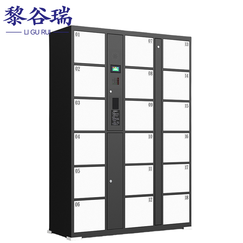 黎谷瑞智能寄存柜 智能储物柜18门刷卡台