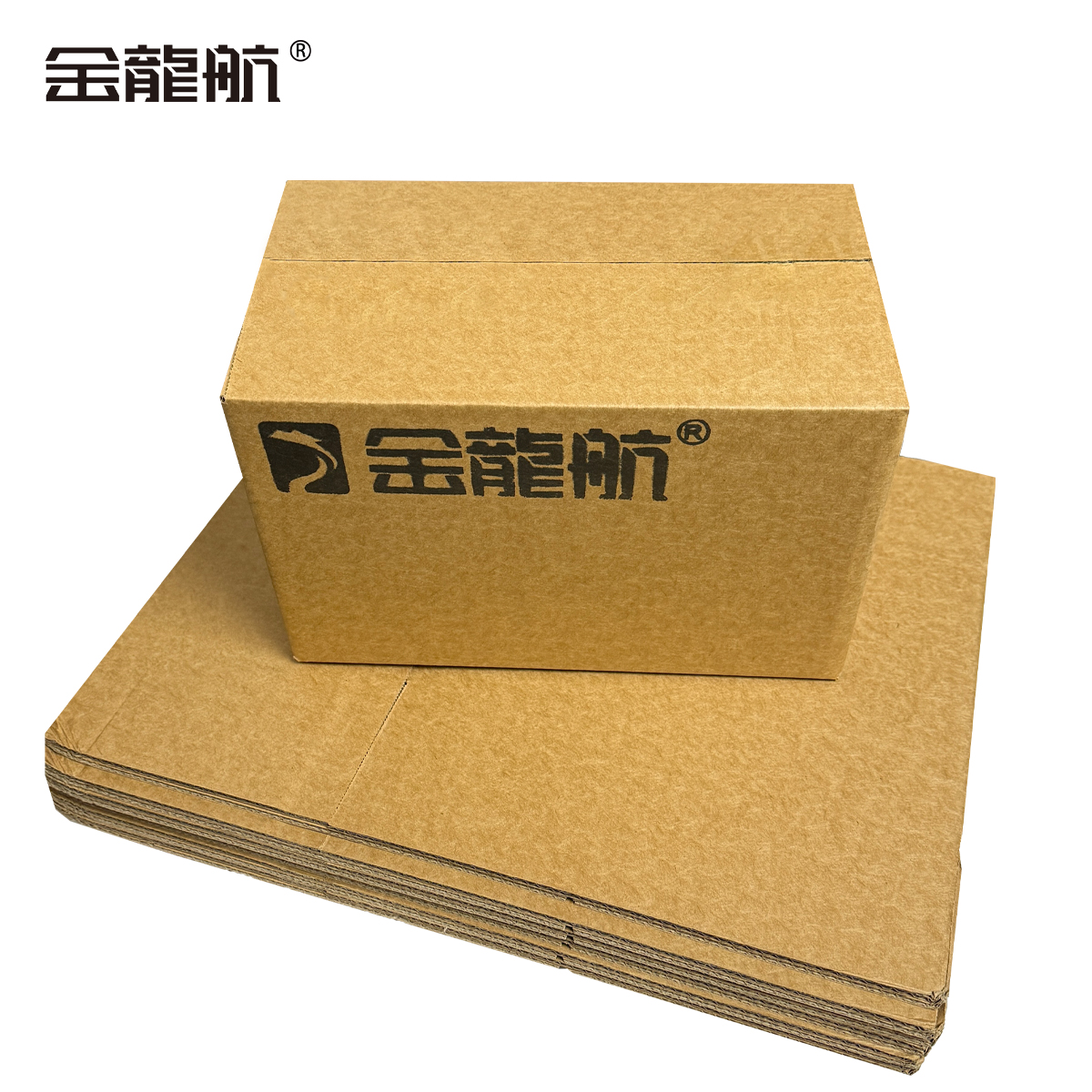 金龙航三层厚纸箱530*290*370mm个高清大图