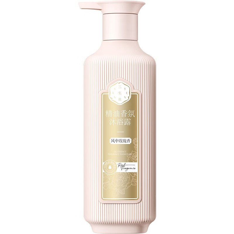 三生花 精油香氛护肤 沐浴露(风中玫瑰香)800ml SSH-0016
