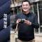 BaLuoShang爸爸毛衣加绒加厚男士拉链半高领打底衫秋冬季中老年父亲线衣宽松毛衣