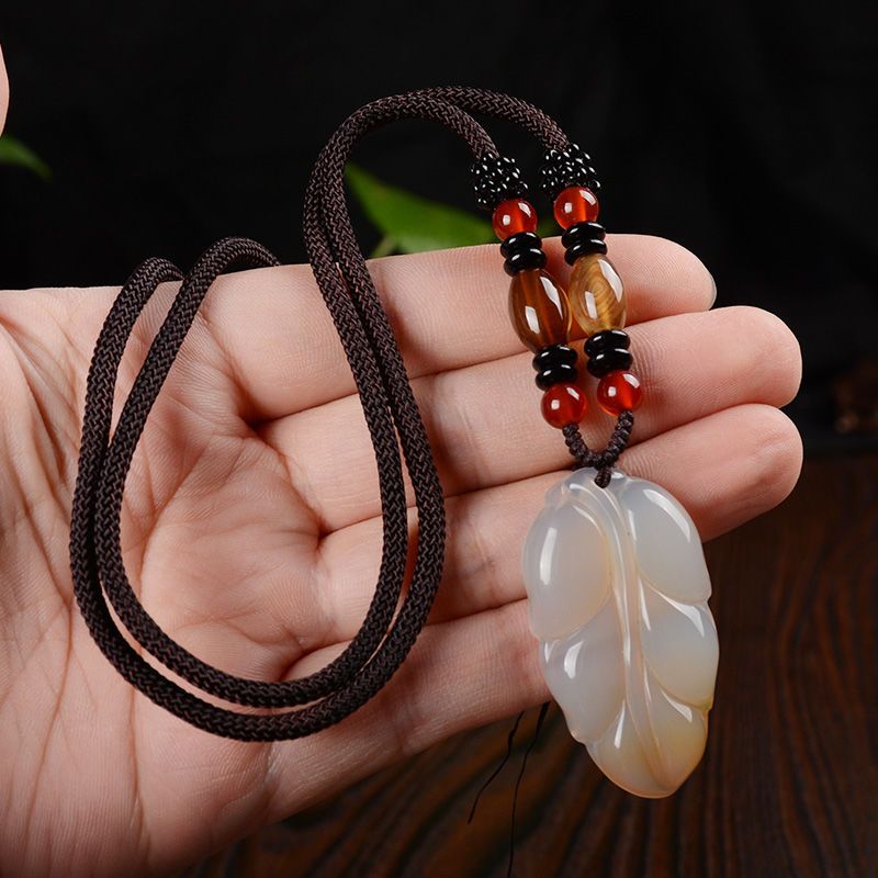 缠丝玛瑙吊坠挂绳项链绳挂件绳子男女士翡翠玉佩金坠子挂坠绳虎睛石