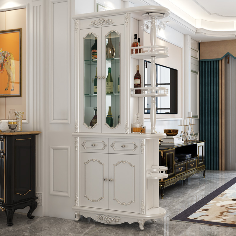 伊莱菲尔进门欧式玄关柜屏风柜客厅隔断柜门厅柜间厅柜酒柜双面鞋柜