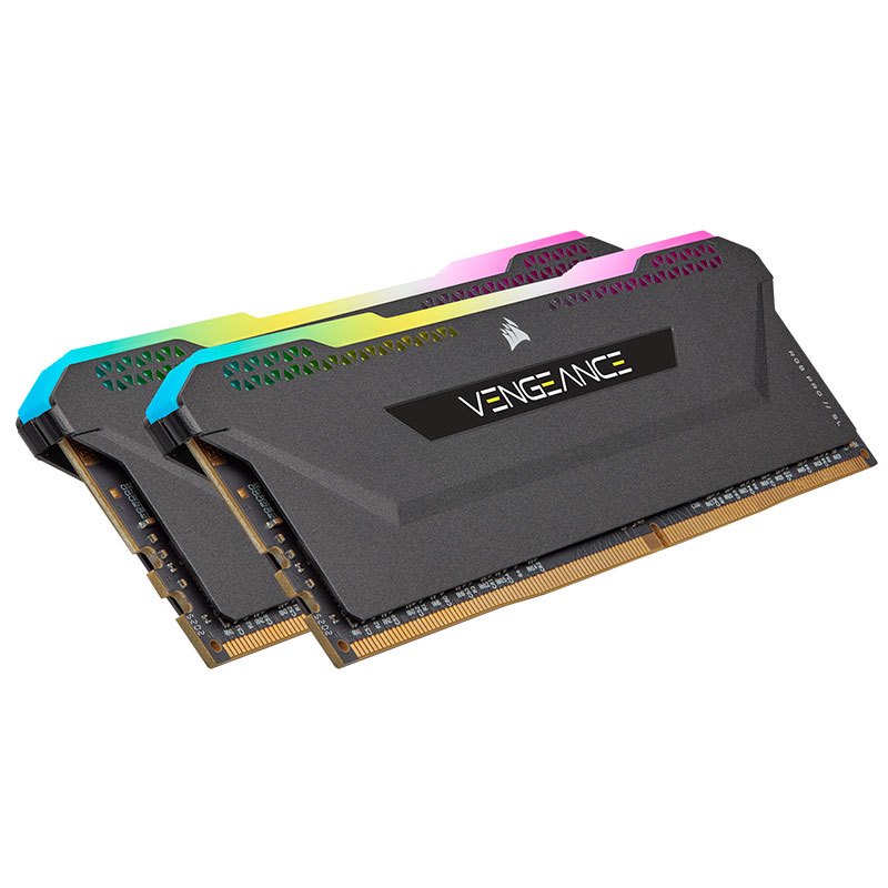 美商海盗船(USCORSAIR)DDR4 3200 32GB(16G×2)套装 台式机内存条 复仇者RGB PRO SL灯条 黑色 电竞玩家款