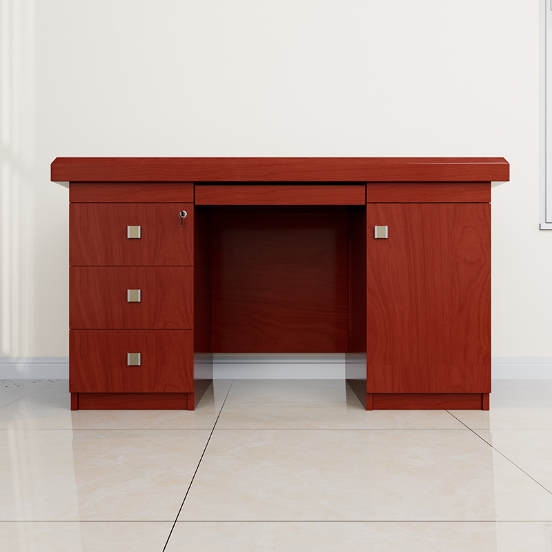 臻远ZY50618021油漆公寓家具 员工宿舍家具办公桌电脑桌 1.4米高清大图