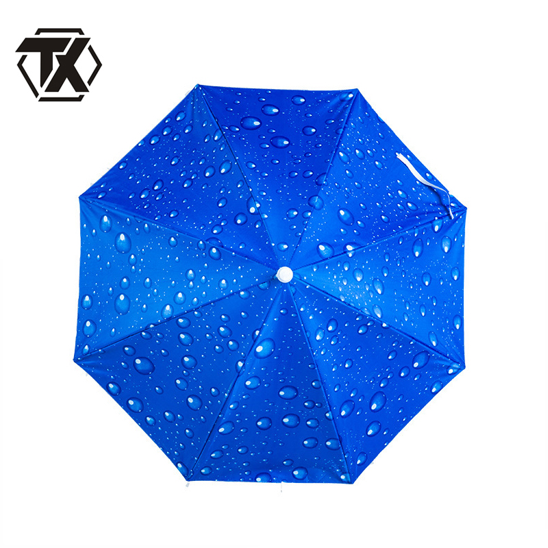 铁迅头戴款雨伞D68 顶高清大图