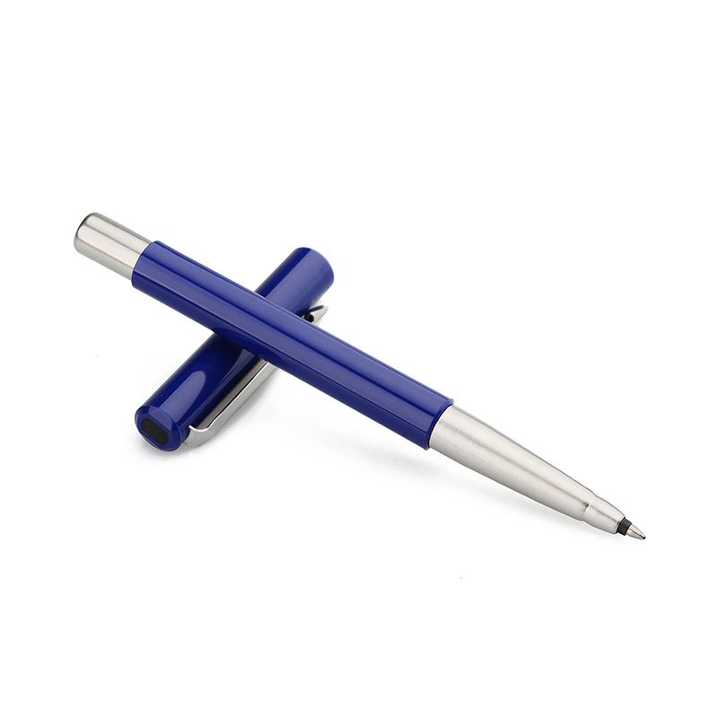 派克(PARKER)威雅蓝色胶杆宝珠笔高清大图