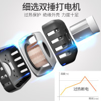 茗振电子 按摩披肩MZ-P666 颈椎按摩仪器按摩器 腰部肩部背部按摩器 仿真人手捶打多功能按摩器