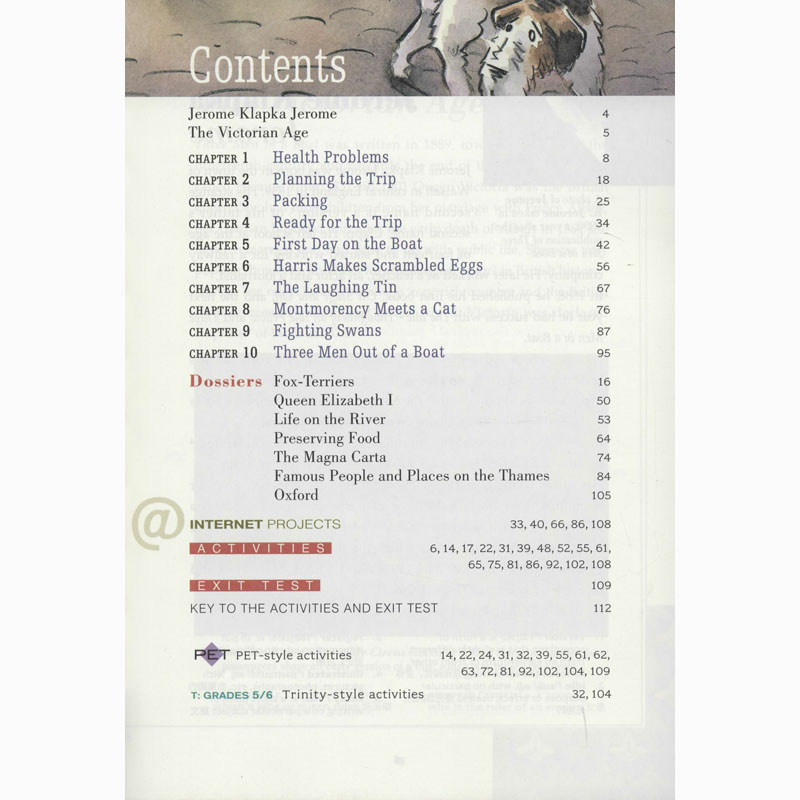 【M】黑猫英语分级读物 中学D级 12 三友泛舟泰晤士-9787544662901