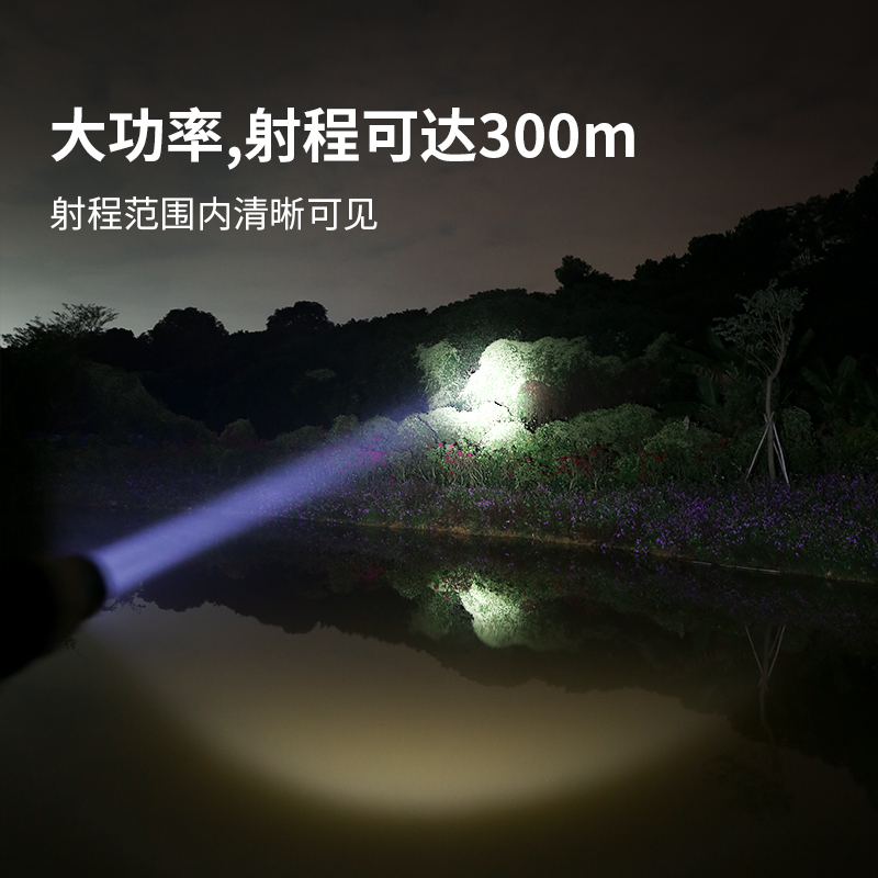 神火官方旗舰F3强光手电筒超亮户外长续航便携灯可充电远射小5000
