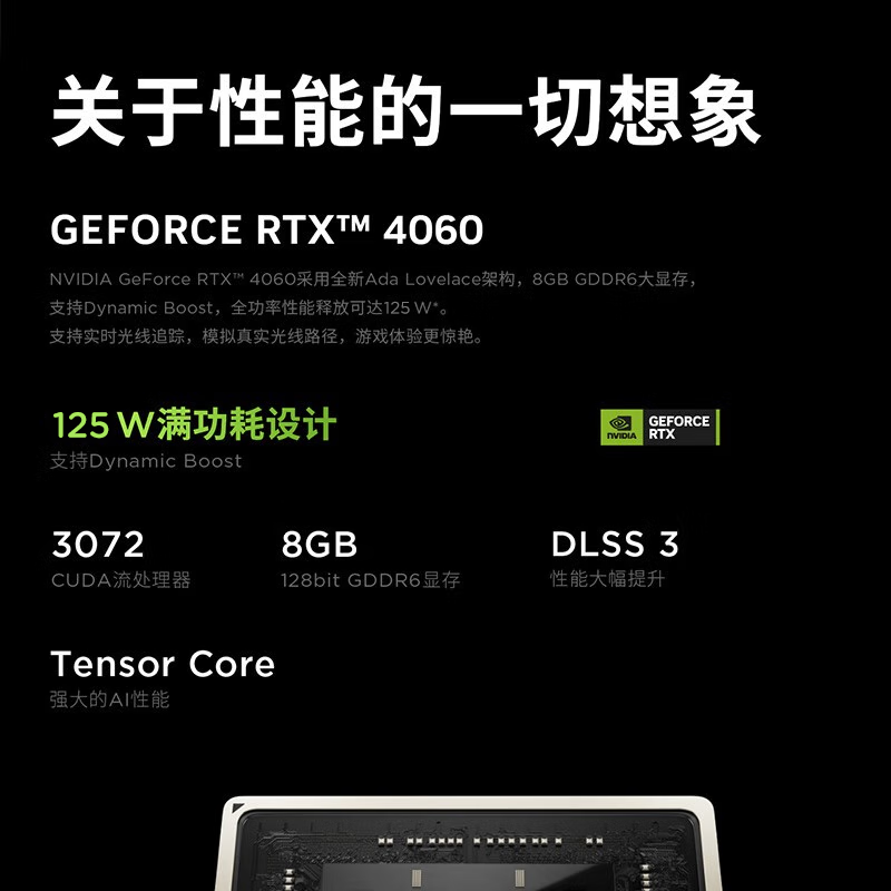 联想(Lenovo)拯救者R7000 RTX4060 2023新品游戏笔记本电脑 15.6英寸 2.5k高刷设计电竞本[R7-7735H 16G 512G 4060-8G]