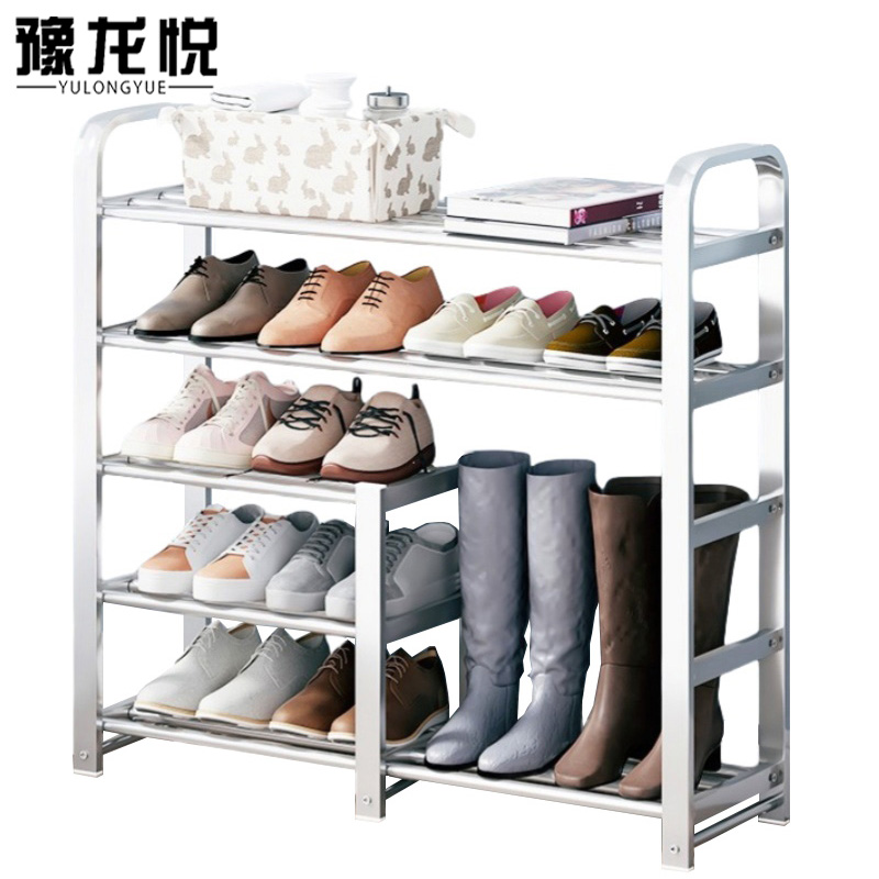 豫龙悦 不锈钢鞋架5层800*250*780mm个 简约