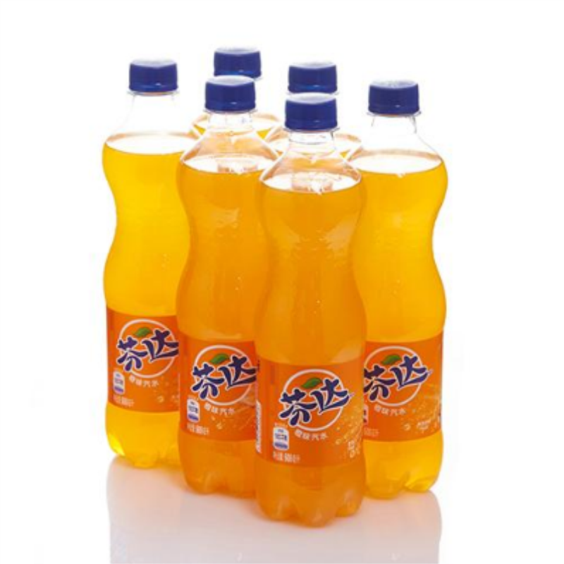 芬达 塑料瓶装 碳酸汽水饮料 整箱装 600ml*24